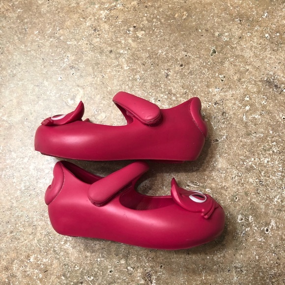 Mini Melissa Pink Cats Size 6 EUC - Picture 6 of 8